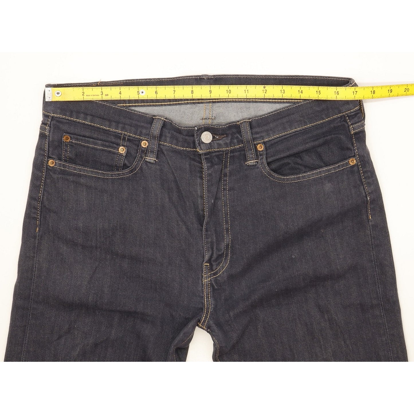Levi's Men Blue Straight Slim Stretch Jeans W34 L32