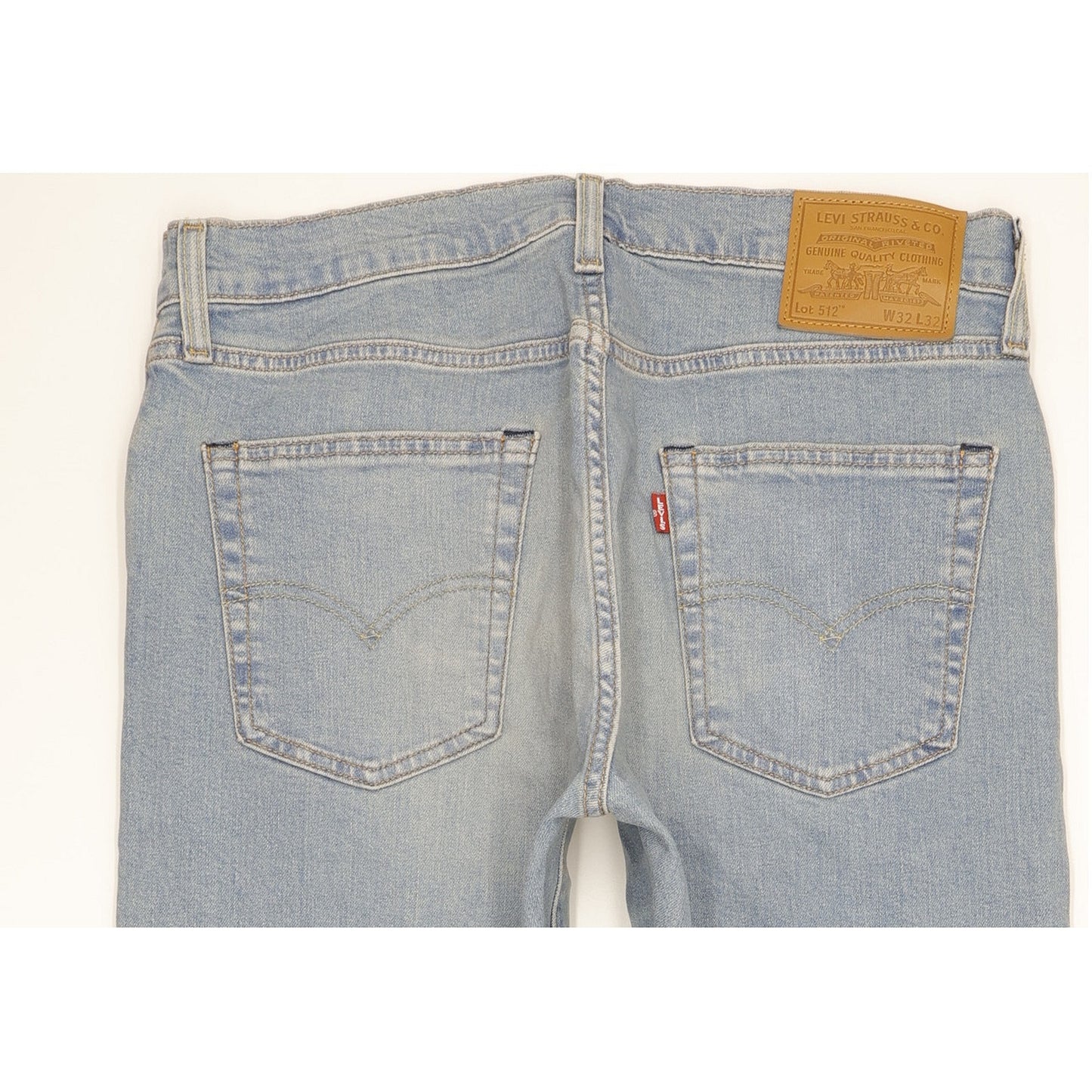 Levi's 512 Men Blue Tapered Slim Stretch Jeans W32 L30
