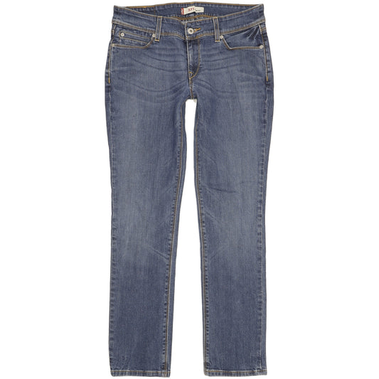 Levi's 571 Women Blue Straight Slim Stretch Jeans W32 L31