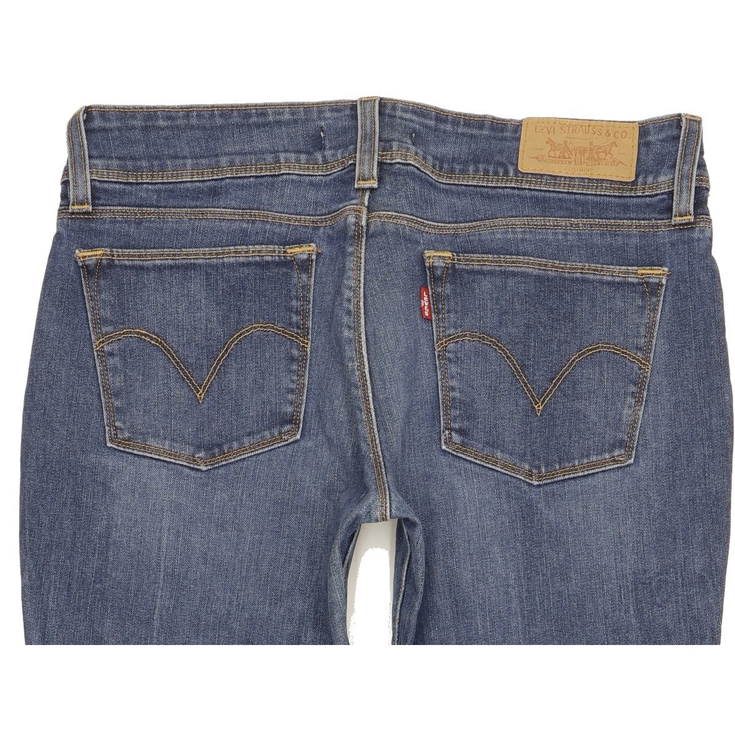 Levi's 571 Women Blue Straight Slim Stretch Jeans W32 L31