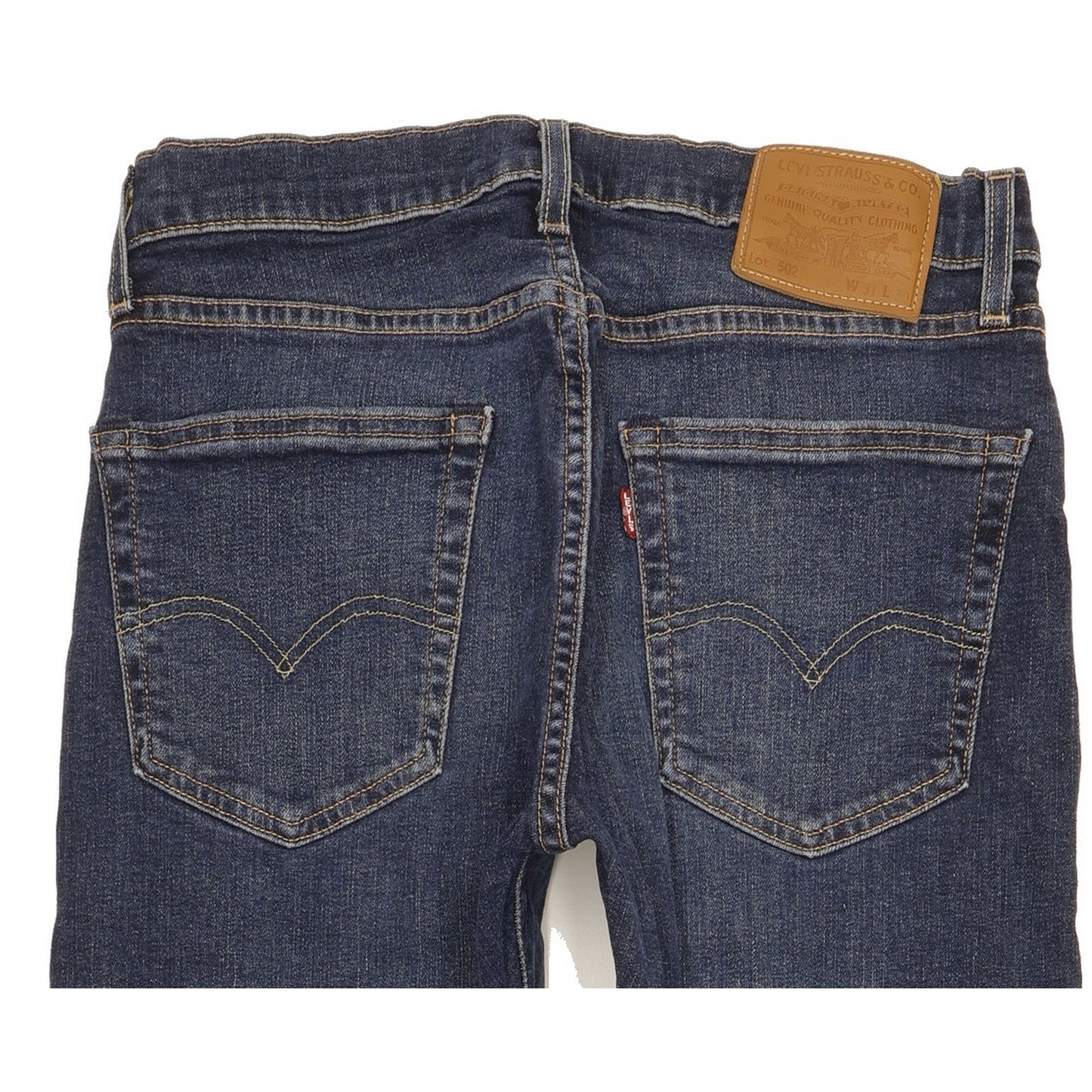 Levi's 502 Men Blue Tapered Regular Stretch Jeans W31 L28