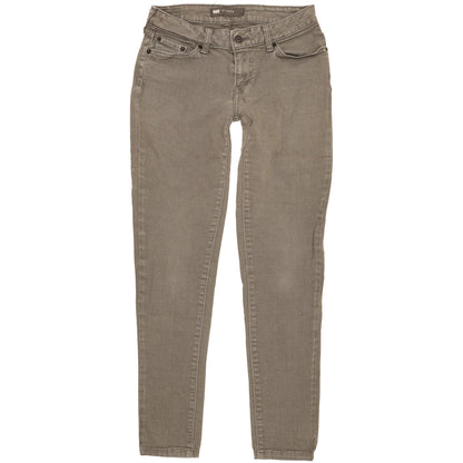 Levi's 535 Women Grey Skinny Slim Stretch Jeans W28 L29
