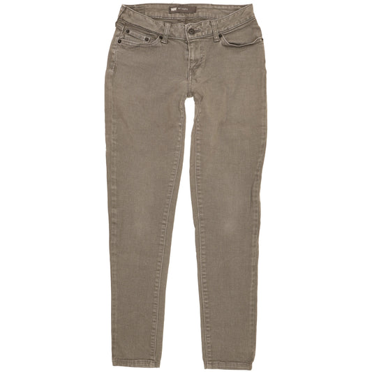 Levi's 535 Women Grey Skinny Slim Stretch Jeans W28 L29
