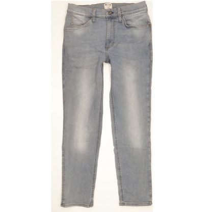Mustang Tramper Men Blue Tapered Slim Stretch Jeans W33 L29