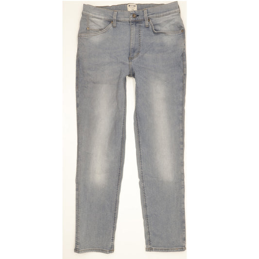 Mustang Tramper Men Blue Tapered Slim Stretch Jeans W33 L29