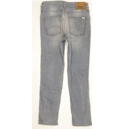 Mustang Tramper Men Blue Tapered Slim Stretch Jeans W33 L29