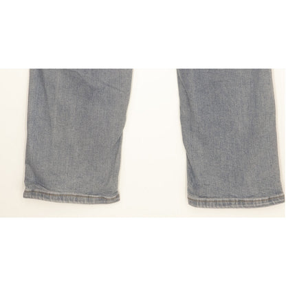 Mustang Tramper Men Blue Tapered Slim Stretch Jeans W33 L29