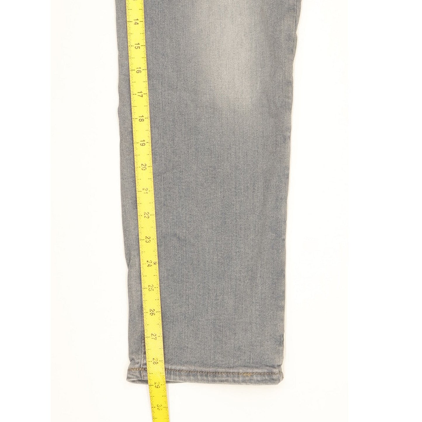 Mustang Tramper Men Blue Tapered Slim Stretch Jeans W33 L29