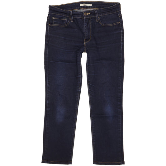 Levi's 712 Women Blue Straight Slim Stretch Jeans W29 L25