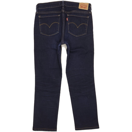Levi's 712 Women Blue Straight Slim Stretch Jeans W29 L25