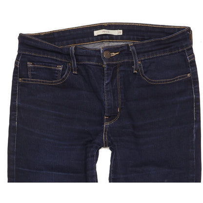 Levi's 712 Women Blue Straight Slim Stretch Jeans W29 L25
