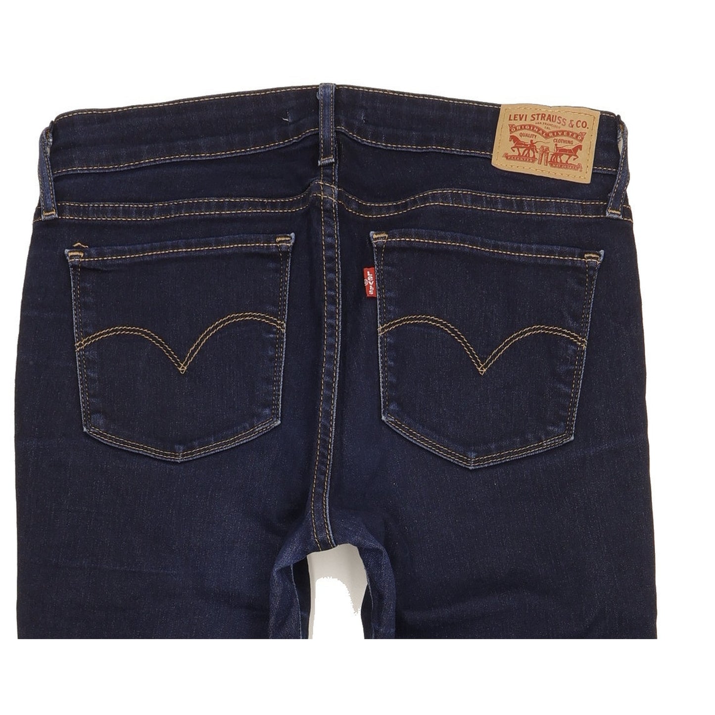 Levi's 712 Women Blue Straight Slim Stretch Jeans W29 L25
