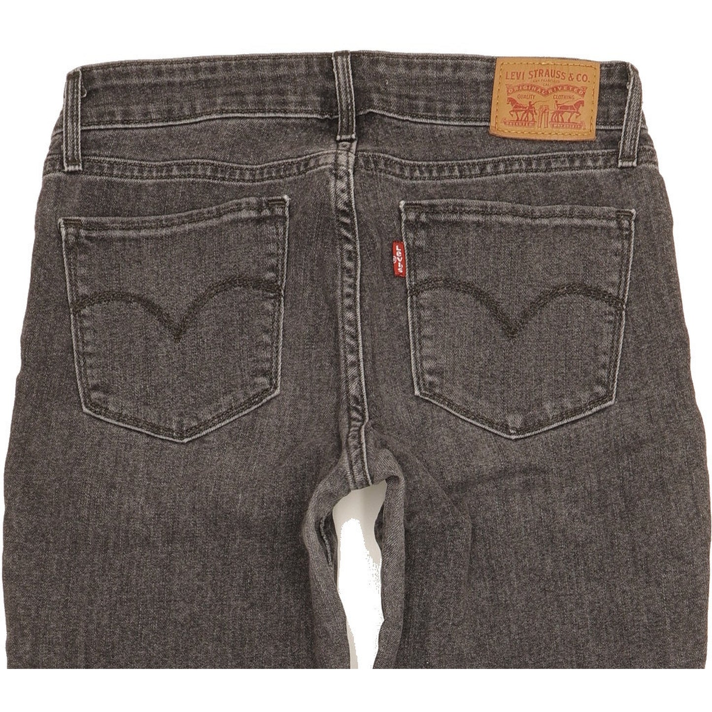 Levi's 711 Women Grey Skinny Slim Stretch Jeans W26 L31