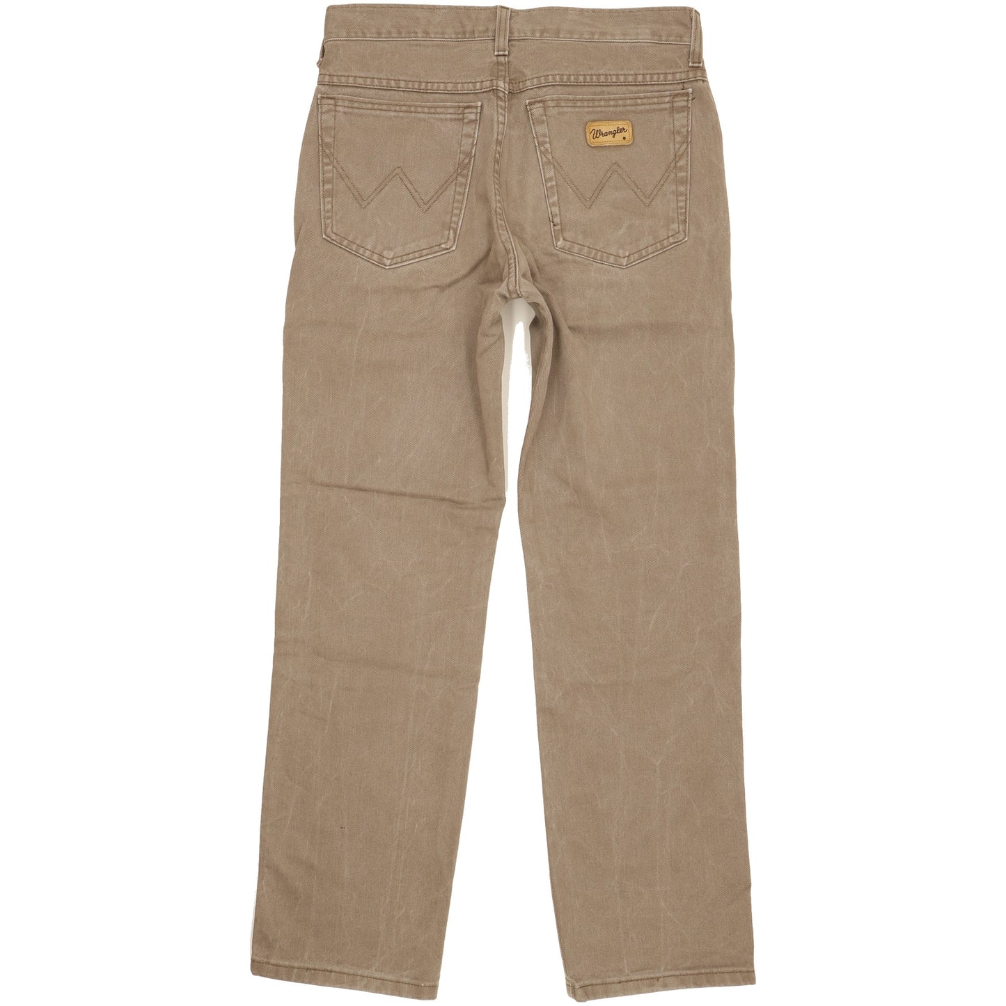 Wrangler Texas Men Brown Straight Regular Jeans W32 L30