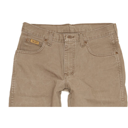 Wrangler Texas Men Brown Straight Regular Jeans W32 L30