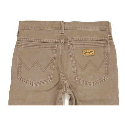 Wrangler Texas Men Brown Straight Regular Jeans W32 L30