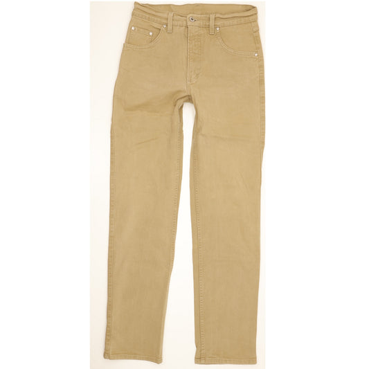 Mustang Nevada Men Beige Straight Regular Stretch Jeans W30 L32