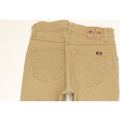 Mustang Nevada Men Beige Straight Regular Stretch Jeans W30 L32