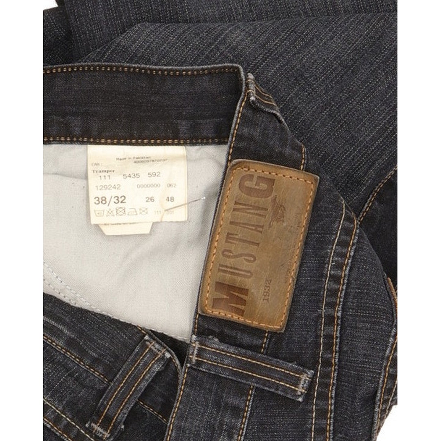 Mustang Tramper Men Blue Straight Regular Jeans W38 L29