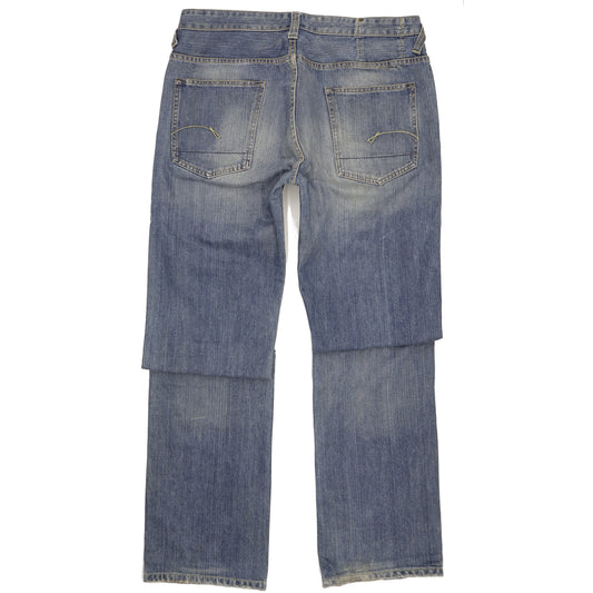 G-Star Core Men Blue Straight Regular Jeans W36 L38