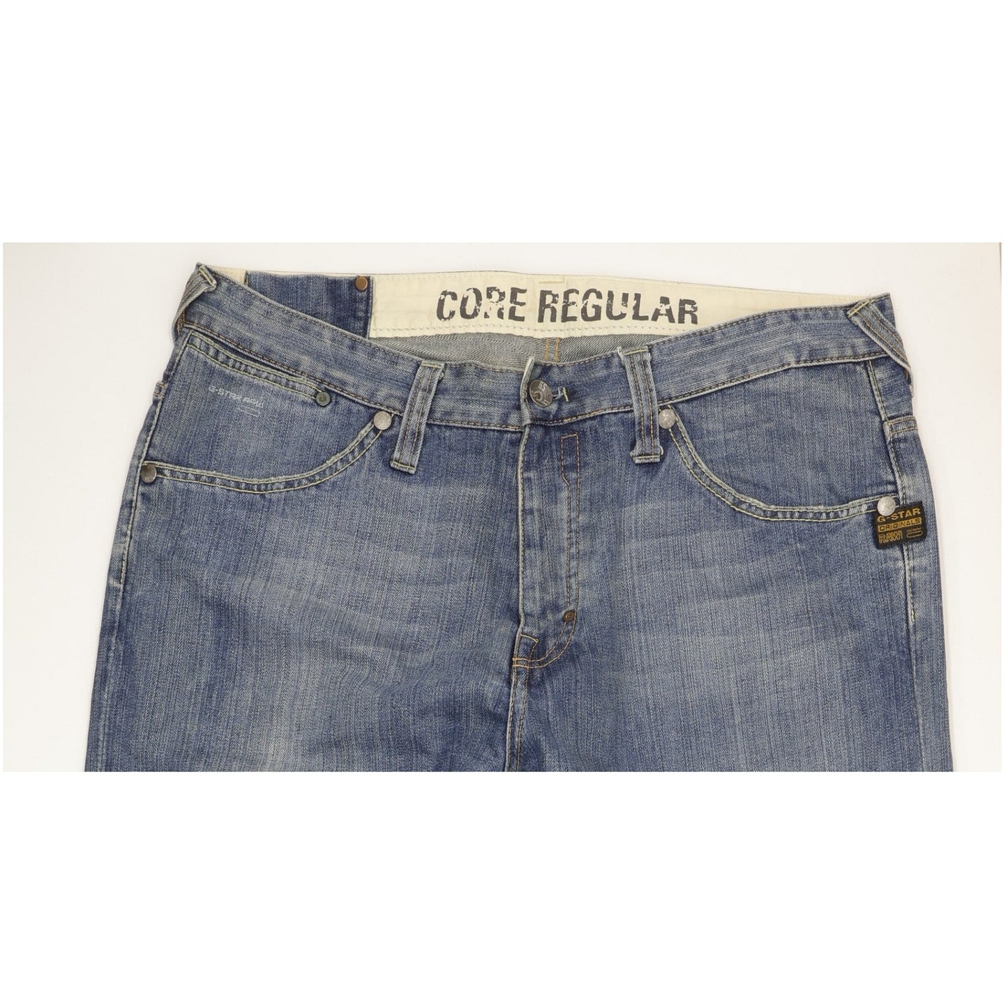 G-Star Core Men Blue Straight Regular Jeans W36 L38