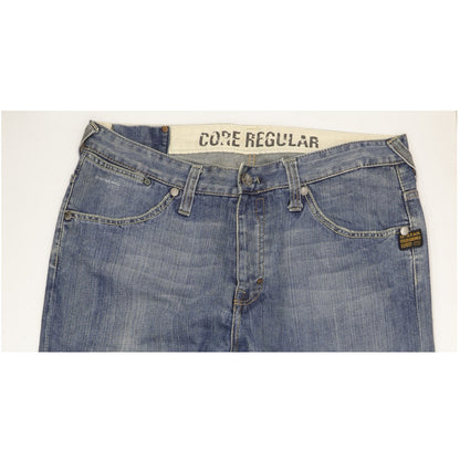 G-Star Core Men Blue Straight Regular Jeans W36 L38