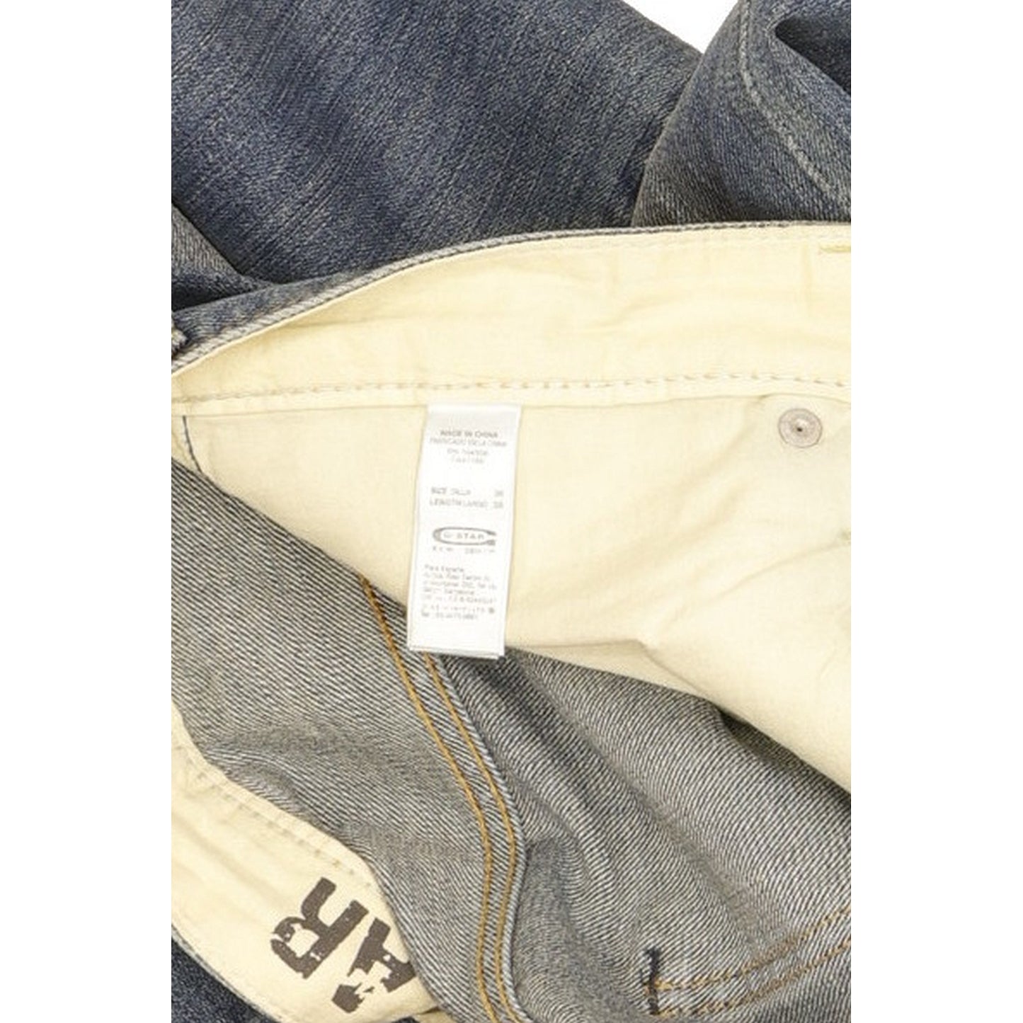 G-Star Core Men Blue Straight Regular Jeans W36 L38