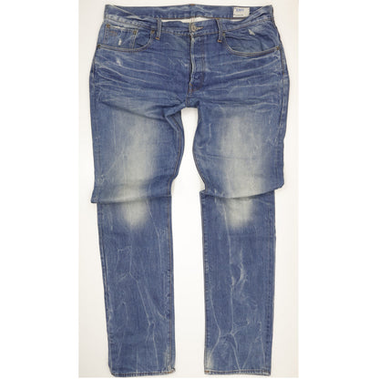 G-Star 3301 Men Blue Straight Regular Jeans W40 L38