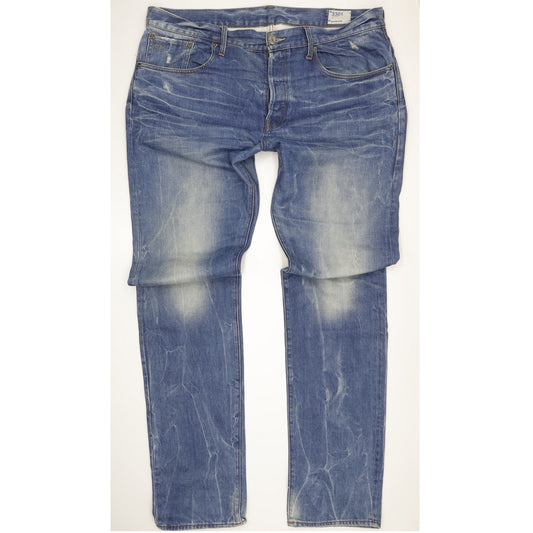 G-Star 3301 Men Blue Straight Regular Jeans W40 L38