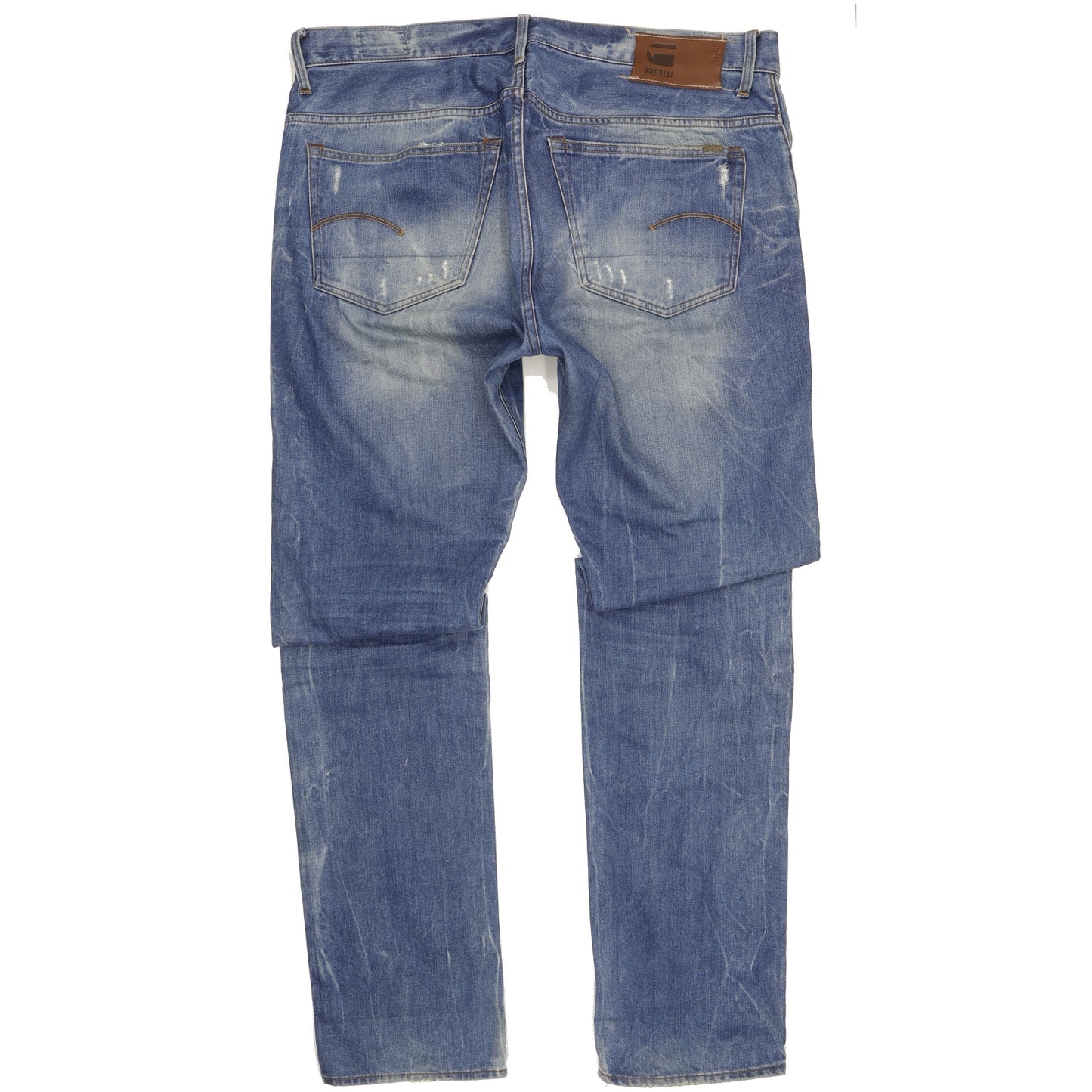 G-Star 3301 Men Blue Straight Regular Jeans W40 L38