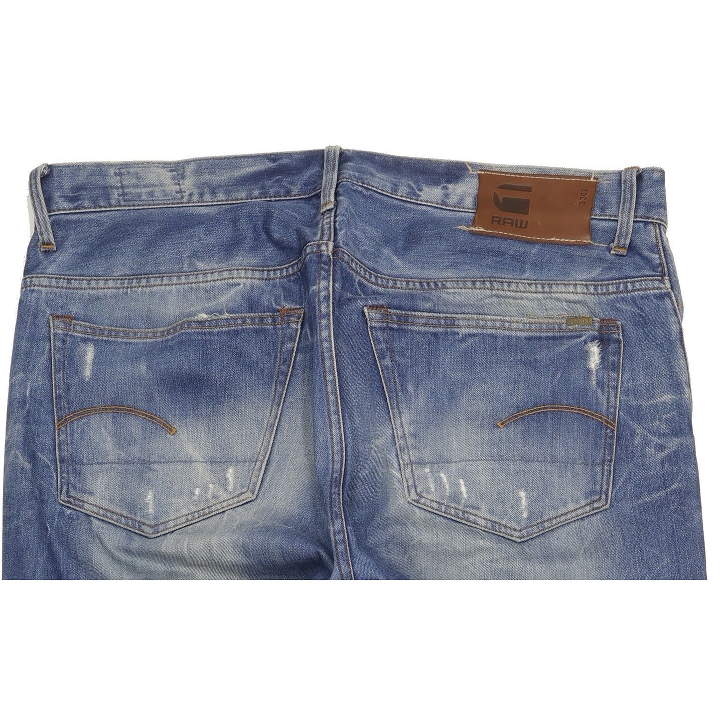 G-Star 3301 Men Blue Straight Regular Jeans W40 L38
