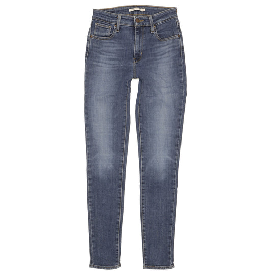 Levi's 721 Women Blue Skinny Slim Stretch Jeans W26 L30