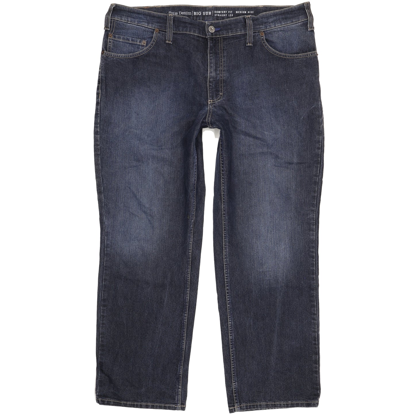 Mustang Big Sur Men Blue Straight Regular Stretch Jeans W40 L30