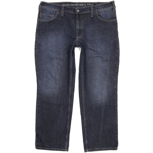 Mustang Big Sur Men Blue Straight Regular Stretch Jeans W40 L30