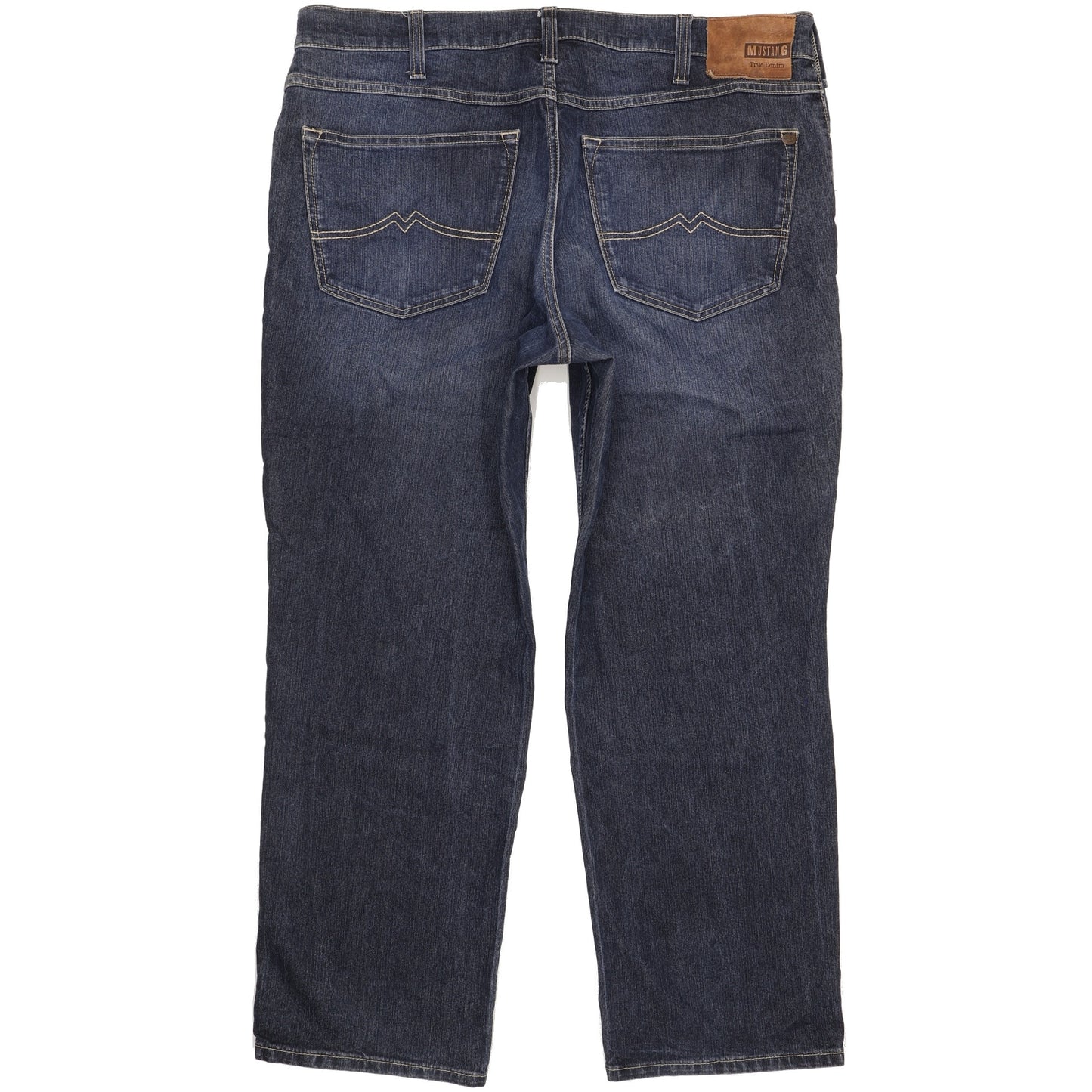 Mustang Big Sur Men Blue Straight Regular Stretch Jeans W40 L30