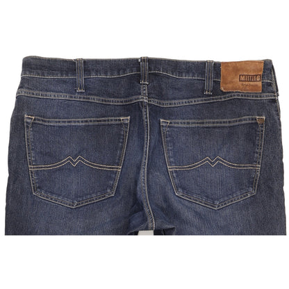 Mustang Big Sur Men Blue Straight Regular Stretch Jeans W40 L30