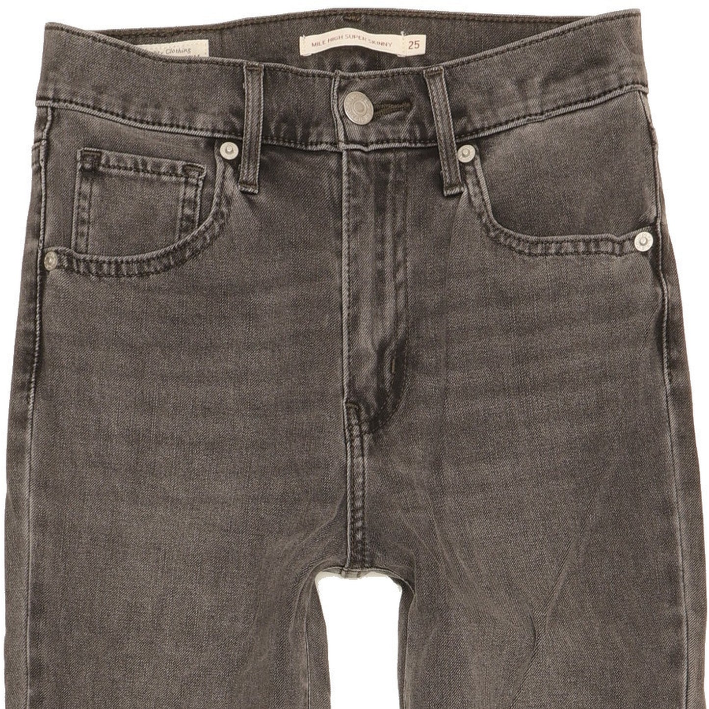 Levi's Mile Women Grey Skinny Slim Jeans W25 L30