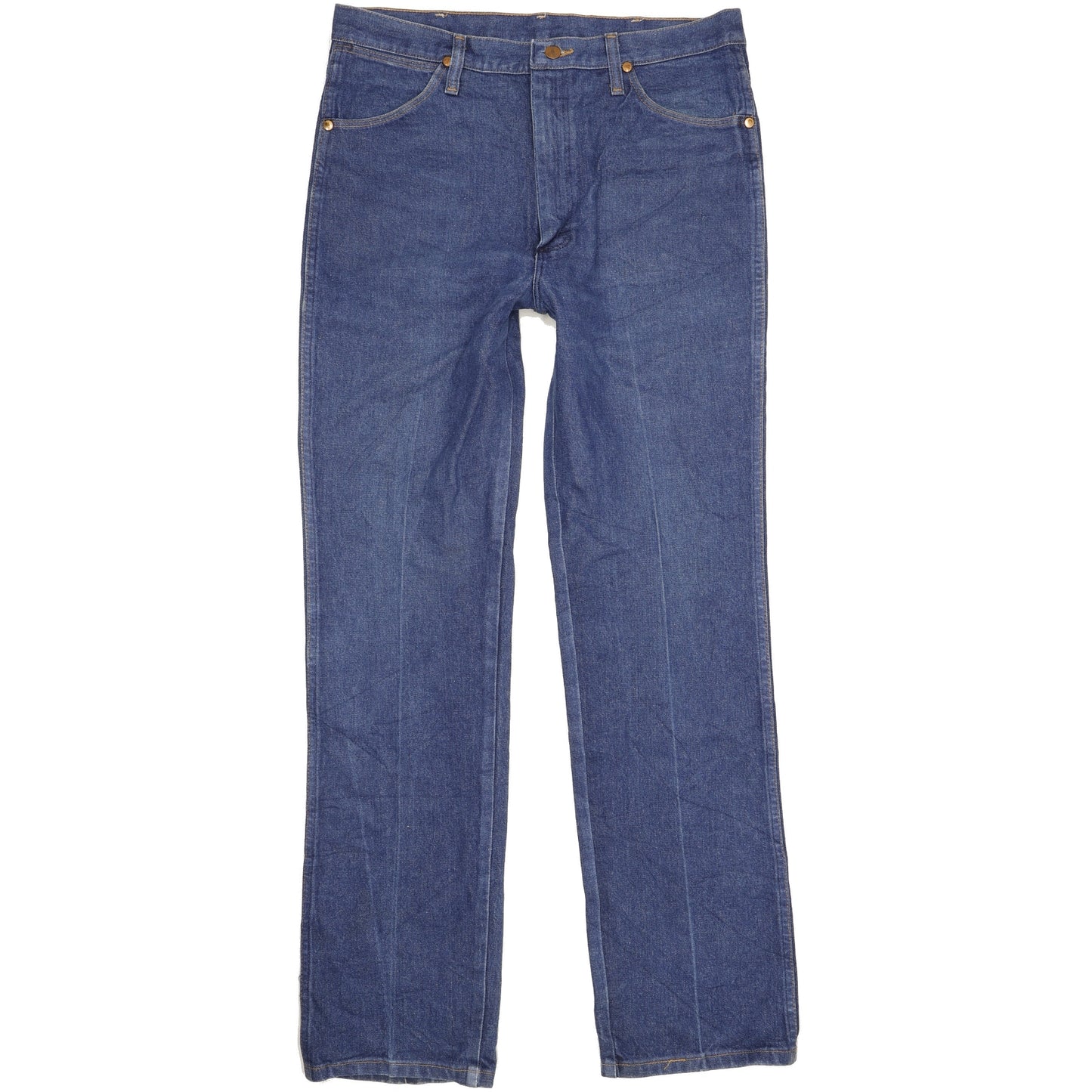 Wrangler Men Blue Straight Slim Jeans W35 L33