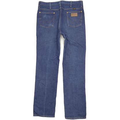 Wrangler Men Blue Straight Slim Jeans W35 L33