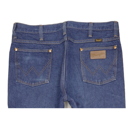 Wrangler Men Blue Straight Slim Jeans W35 L33