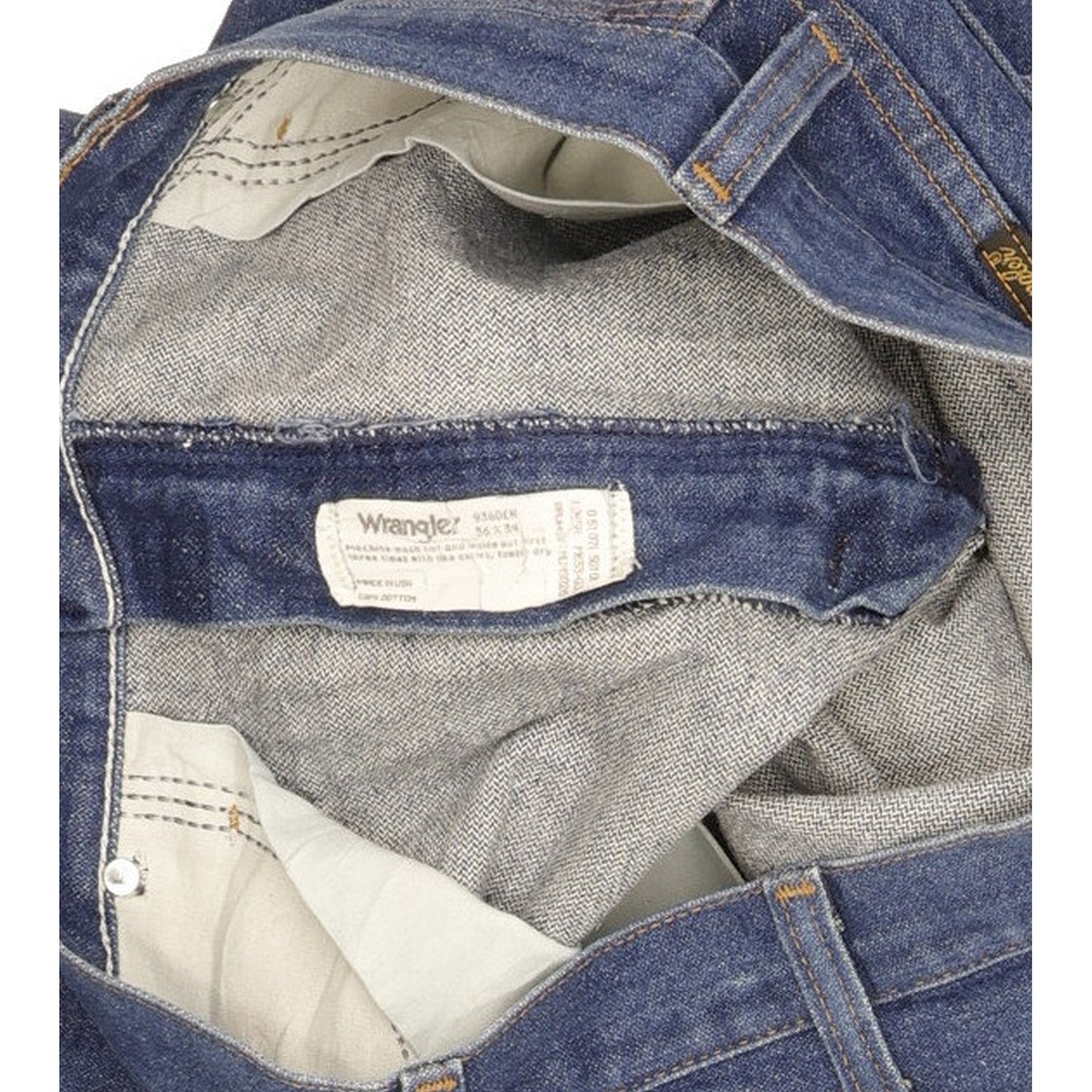 Wrangler Men Blue Straight Slim Jeans W35 L33