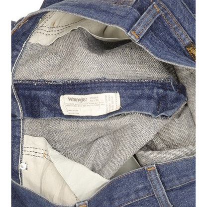 Wrangler Men Blue Straight Slim Jeans W35 L33
