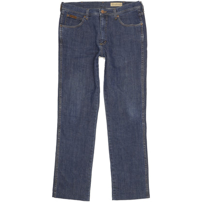 Wrangler Arizona Men Blue Straight Regular Stretch Jeans W36 L33
