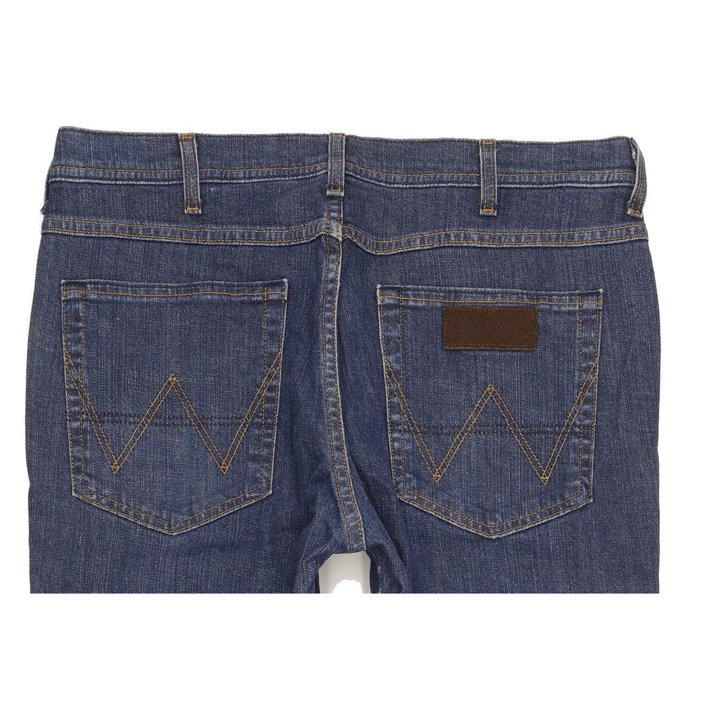Wrangler Arizona Men Blue Straight Regular Stretch Jeans W36 L33