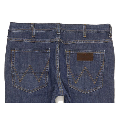 Wrangler Arizona Men Blue Straight Regular Stretch Jeans W36 L33