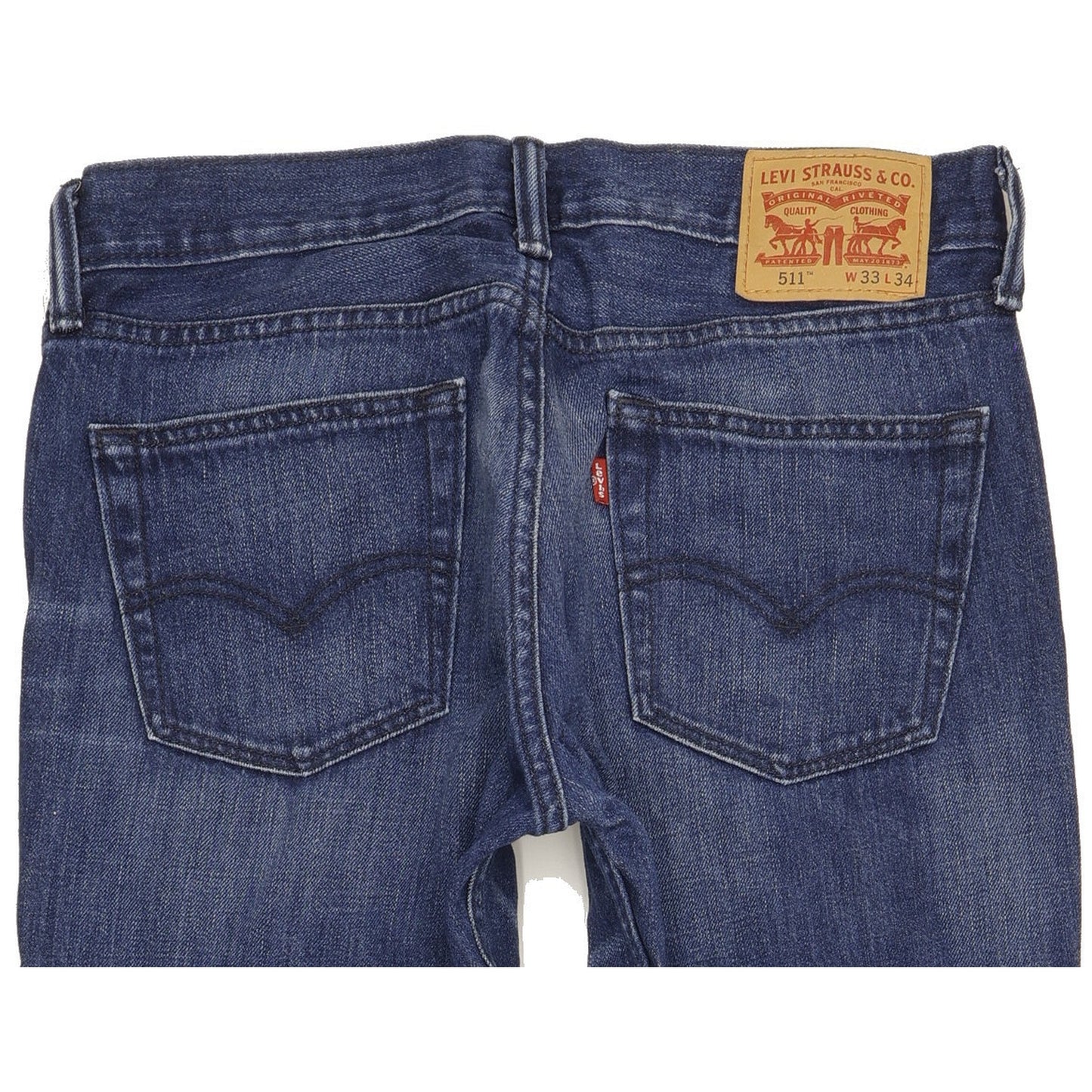 Levi's 511 Men Blue Straight Slim Jeans W33 L33