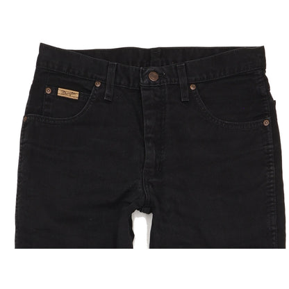 Wrangler Texas Men Black Straight Regular Jeans W31 L34