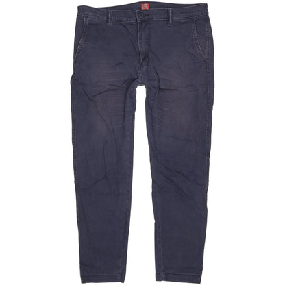 Levi's Men Blue Tapered Regular Chino Stretch Jeans W36 L30