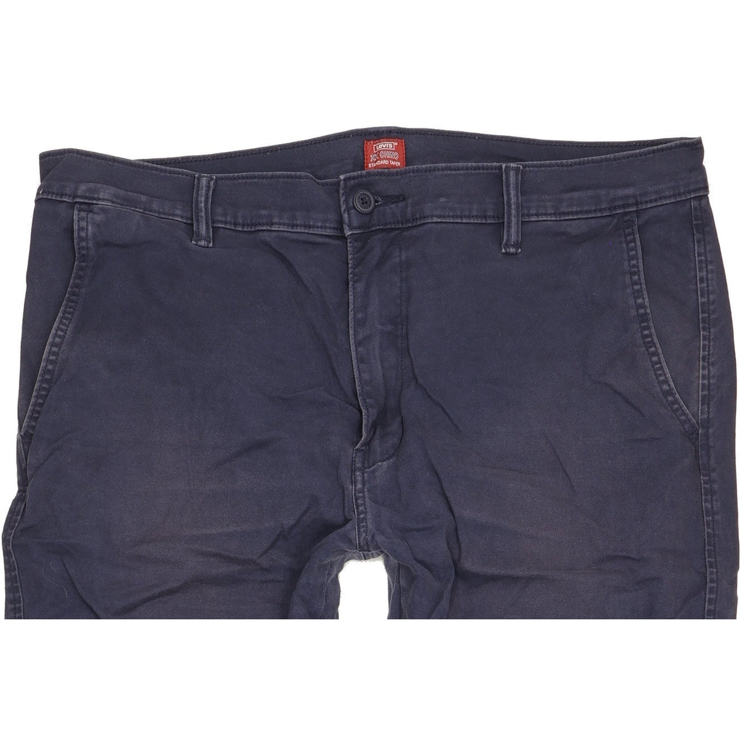 Levi's Men Blue Tapered Regular Chino Stretch Jeans W36 L30