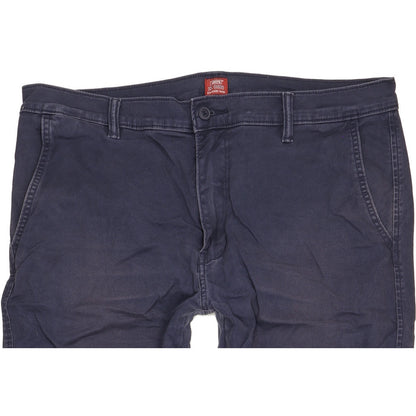 Levi's Men Blue Tapered Regular Chino Stretch Jeans W36 L30